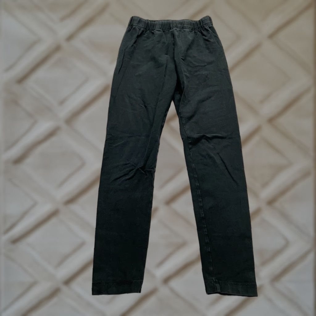 Vintage VINTAGE Unbranded Compression Leggings Womens Juniors Small Black Cotton Activewear Slim Leg 23in Inseam Outdoor Size 28" / US 6 / IT 42 - 1 Thumbnail
