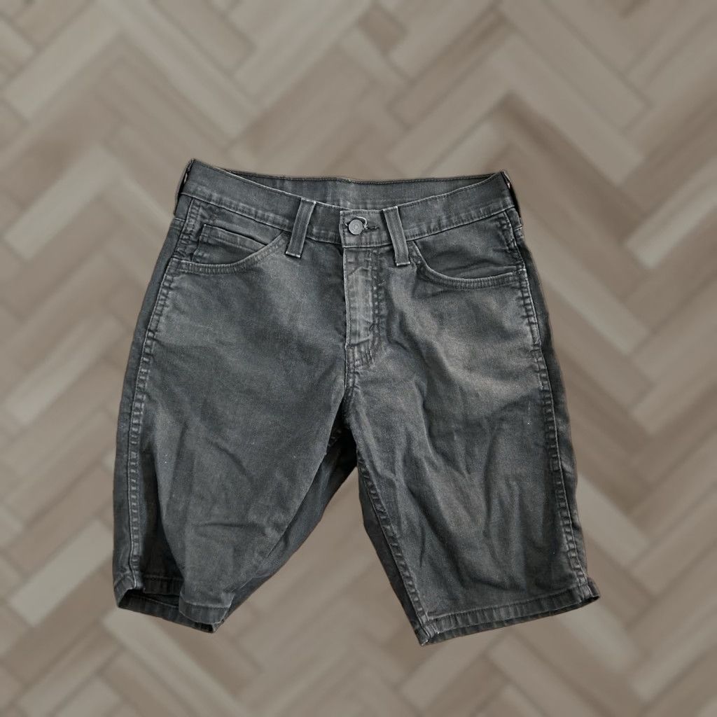 Levi's Levi's Men's 541 Athletic Fit Stretch Shorts Inseam 10" Black Denim 29 Size US 29 - 1 Thumbnail