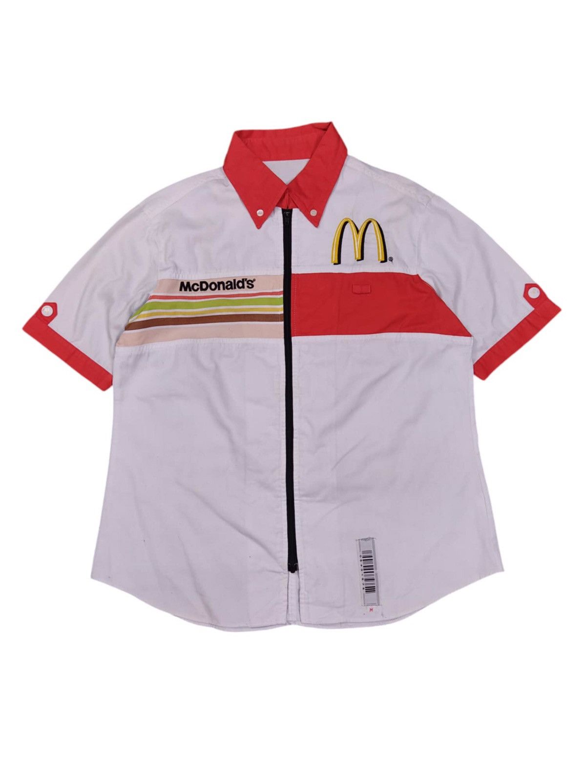 Japanese Brand VINTAGE McDonald’s Work Shirt Zip Size US M / EU 48-50 / 2 - 1 Thumbnail