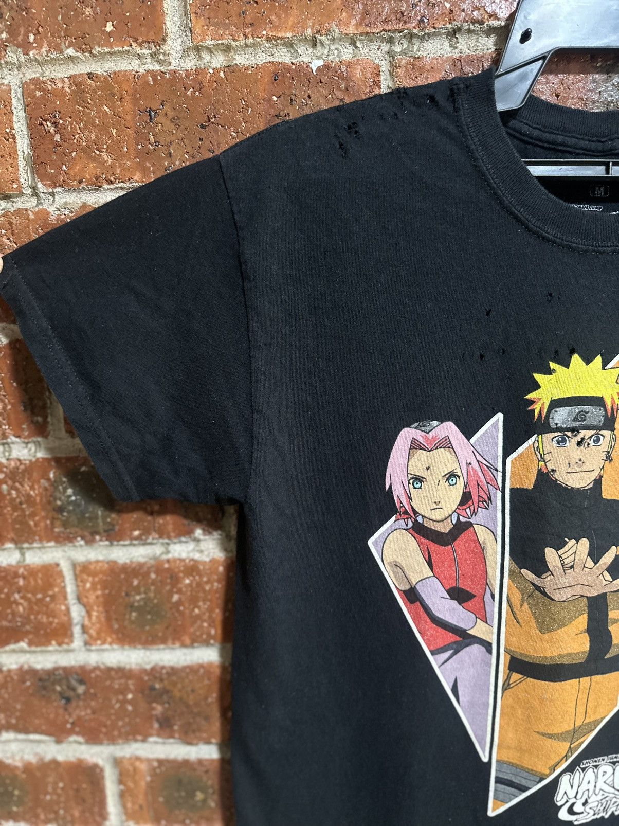 Anime Thrashed Naruto Shippuden Faded Tee Size US M / EU 48-50 / 2 - 6 Thumbnail