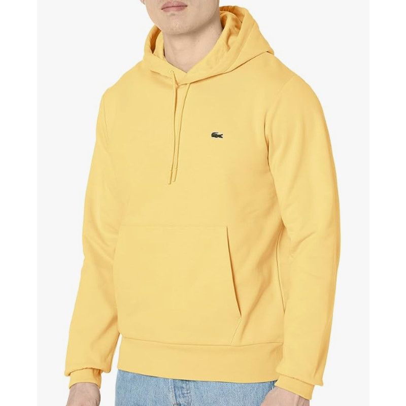 Lacoste Lacoste Men's Long Sleeve Solid Pop Over Sweater Yellow 4XL Size US XXL / EU 58 / 5 - 1 Thumbnail