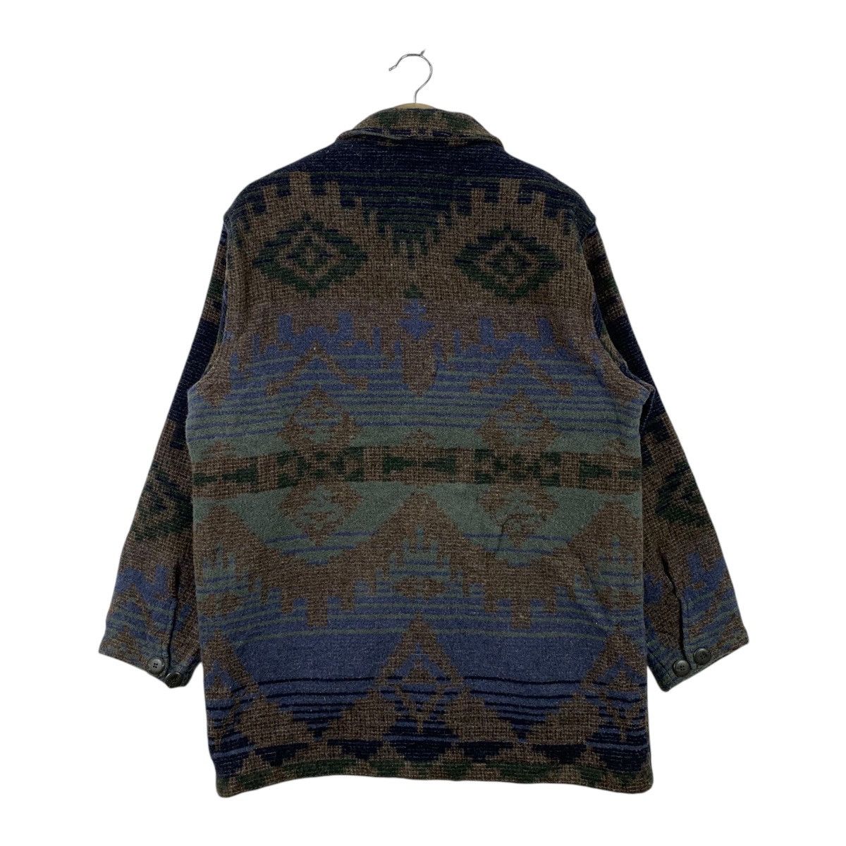 L.L. Bean × Vintage Vintage L.L.BEAN Made In Usa Navajo Native Design Jacket Size US M / EU 48-50 / 2 - 2 Thumbnail