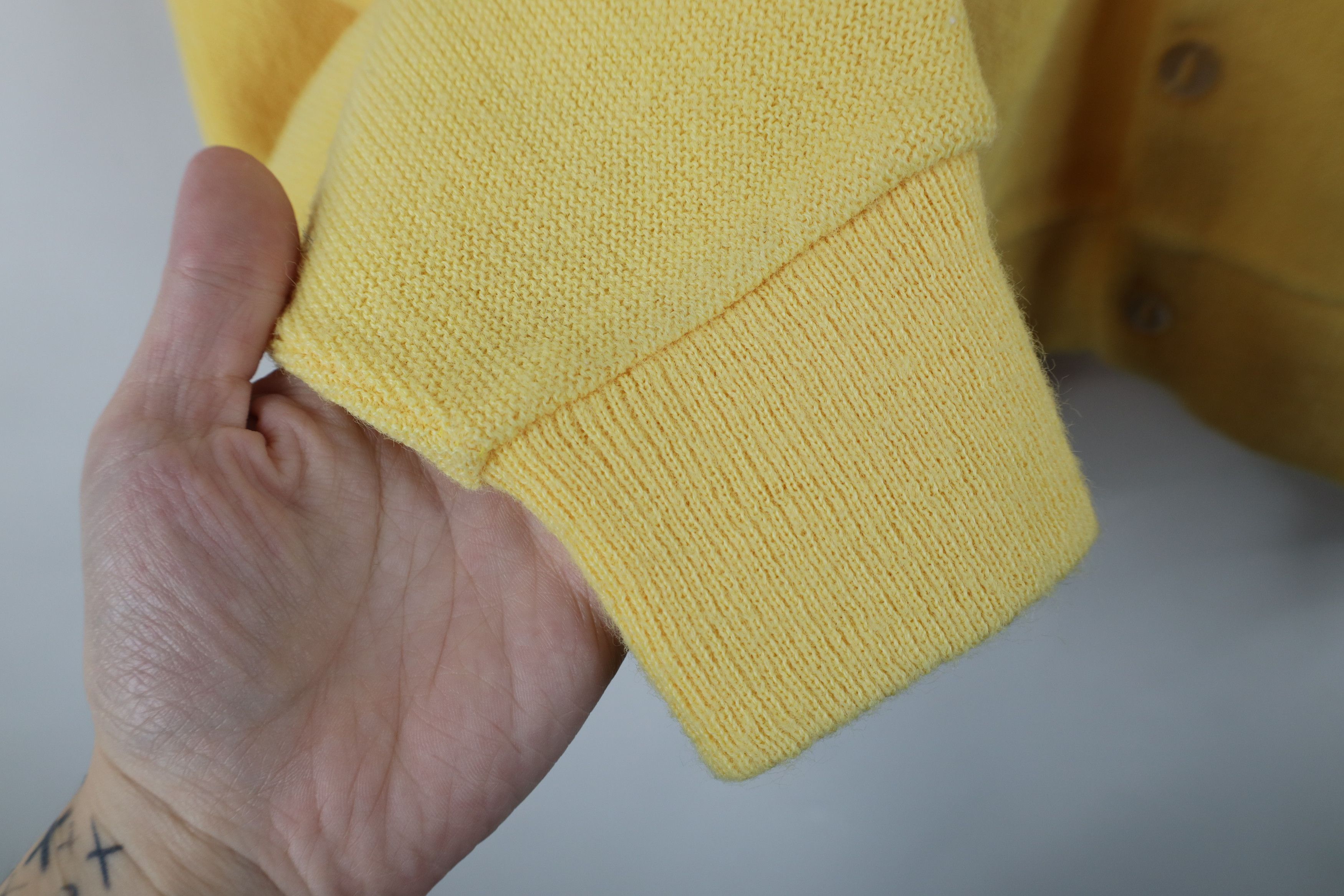Vintage Vintage 70s Steelers Football Knit Cardigan Sweater USA Size US L / EU 52-54 / 3 - 6 Thumbnail