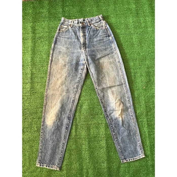 Lee Vintage 80’s Lee High Waisted Blue Denim Mom Jeans Women Grailed