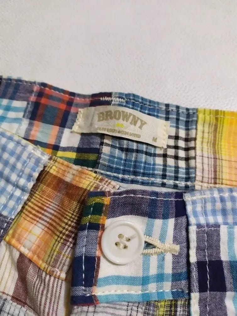 Big John × Japanese Brand PATCHWORK SHORT PANTS BY BROWNY X BIG JOHN BEAUTIFUL PANTS Size US 28 / EU 44 - 4 Thumbnail