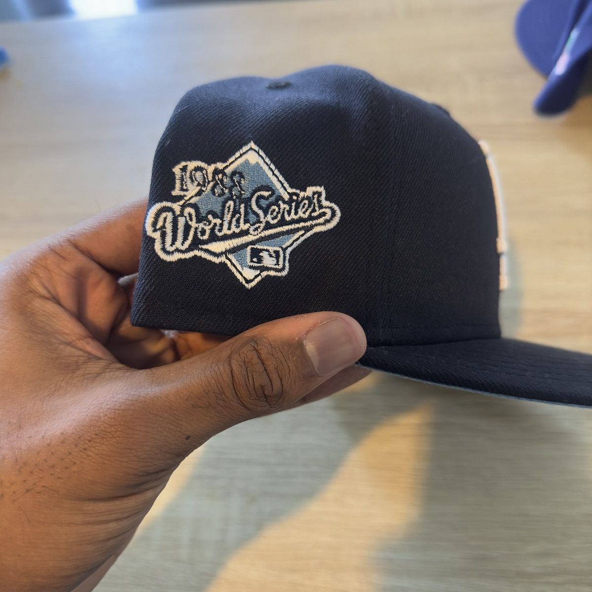 New Era LA Dodgers 7 5/8 World Series Fitted Light Blue UV Size ONE SIZE - 2 Thumbnail