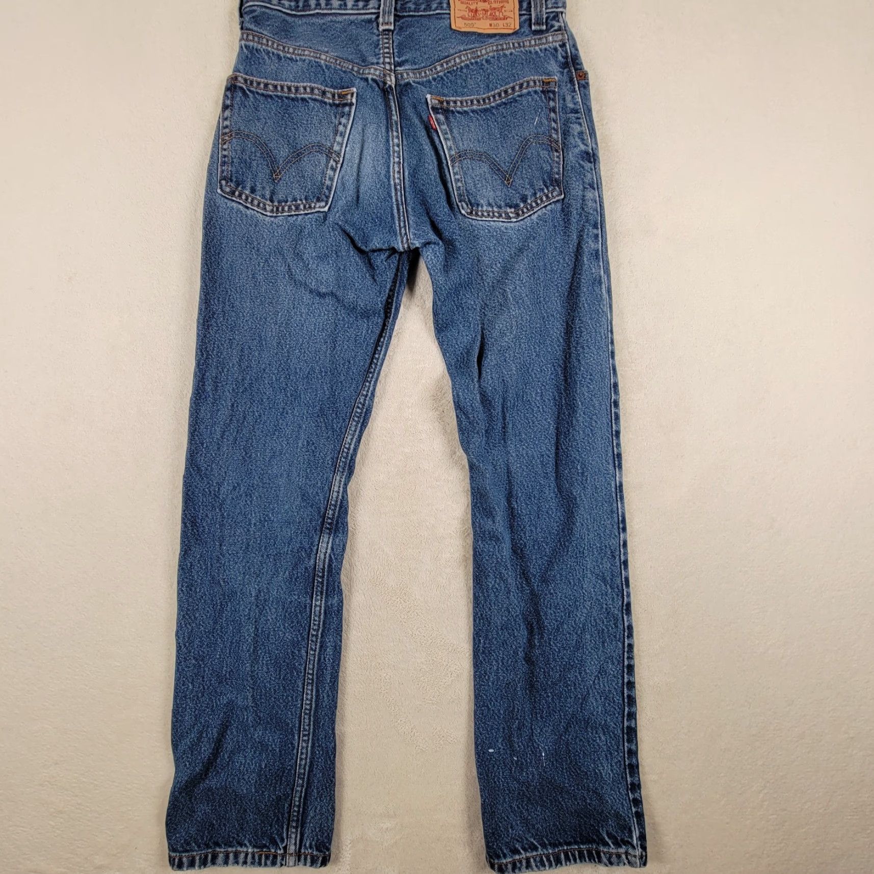 Levi's **Levi's Men's 505 Blue Straight Leg Jeans 32x32 Zip** User: Levi's Men's 505 Blue Straight Leg Jeans 32x32 Zip Size US 32 / EU 48 - 4 Thumbnail