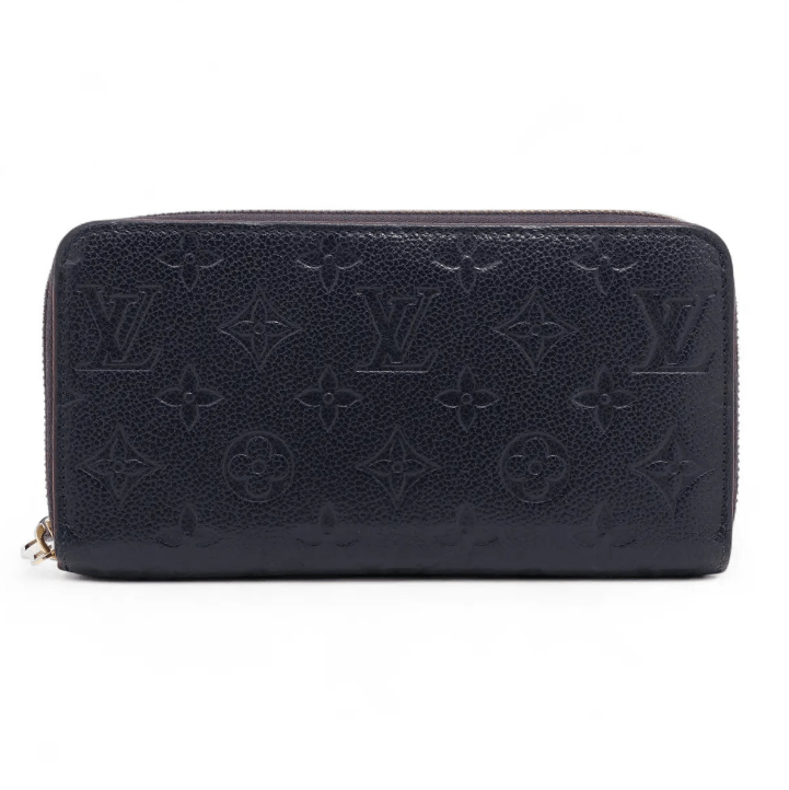 Louis Vuitton Monogram Empreinte Zippy Wallet Navy Size ONE SIZE - 1 Thumbnail