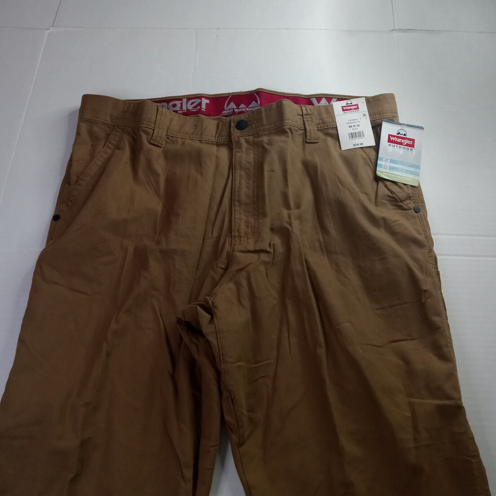 Wrangler Wrangler Outdoor Frontier Utility Pants Men's 40x32 Brown Size US 40 / EU 56 - 3 Thumbnail