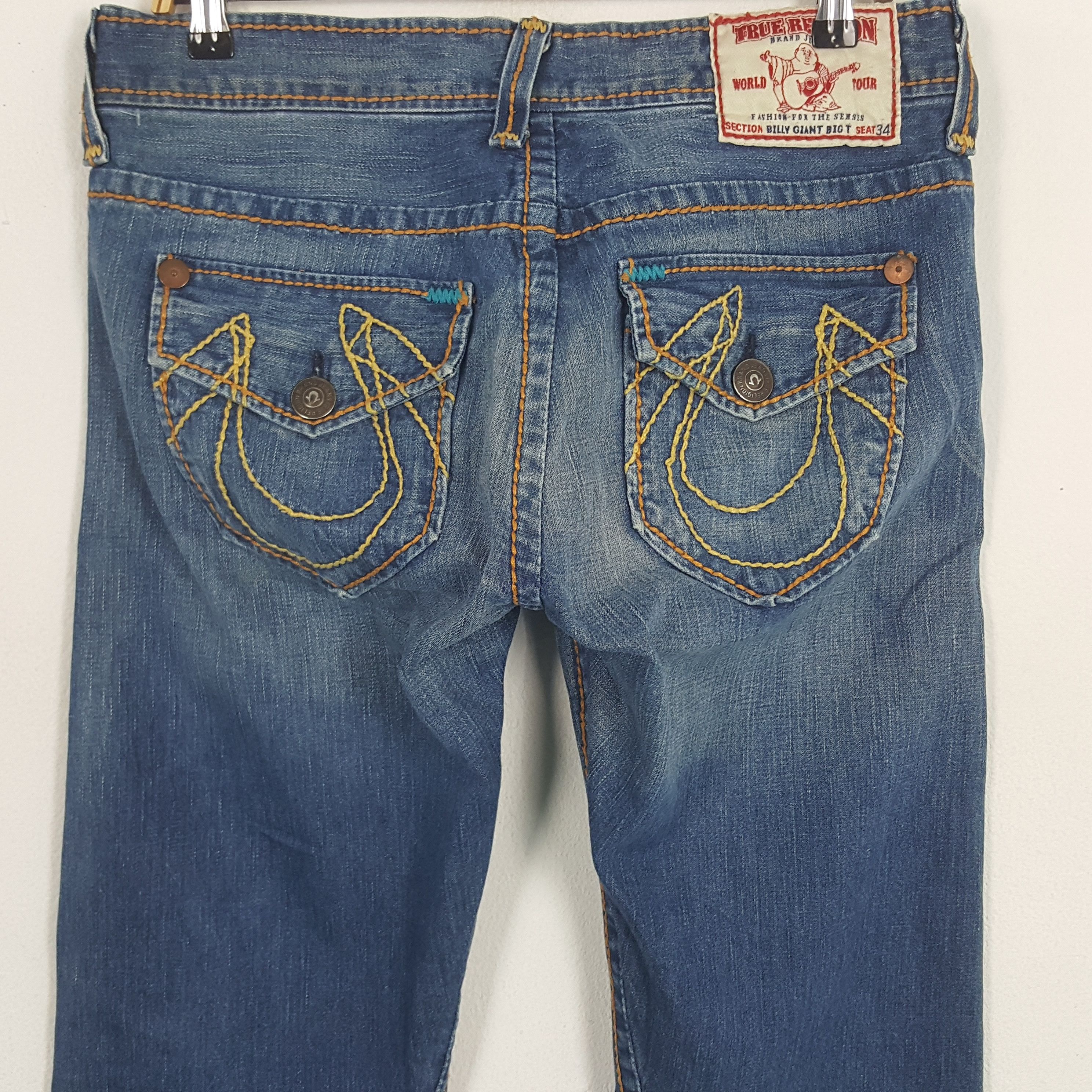 True Religion × Vintage Vintage True Religion USA Denim Jeans Size US 33 - 5 Thumbnail