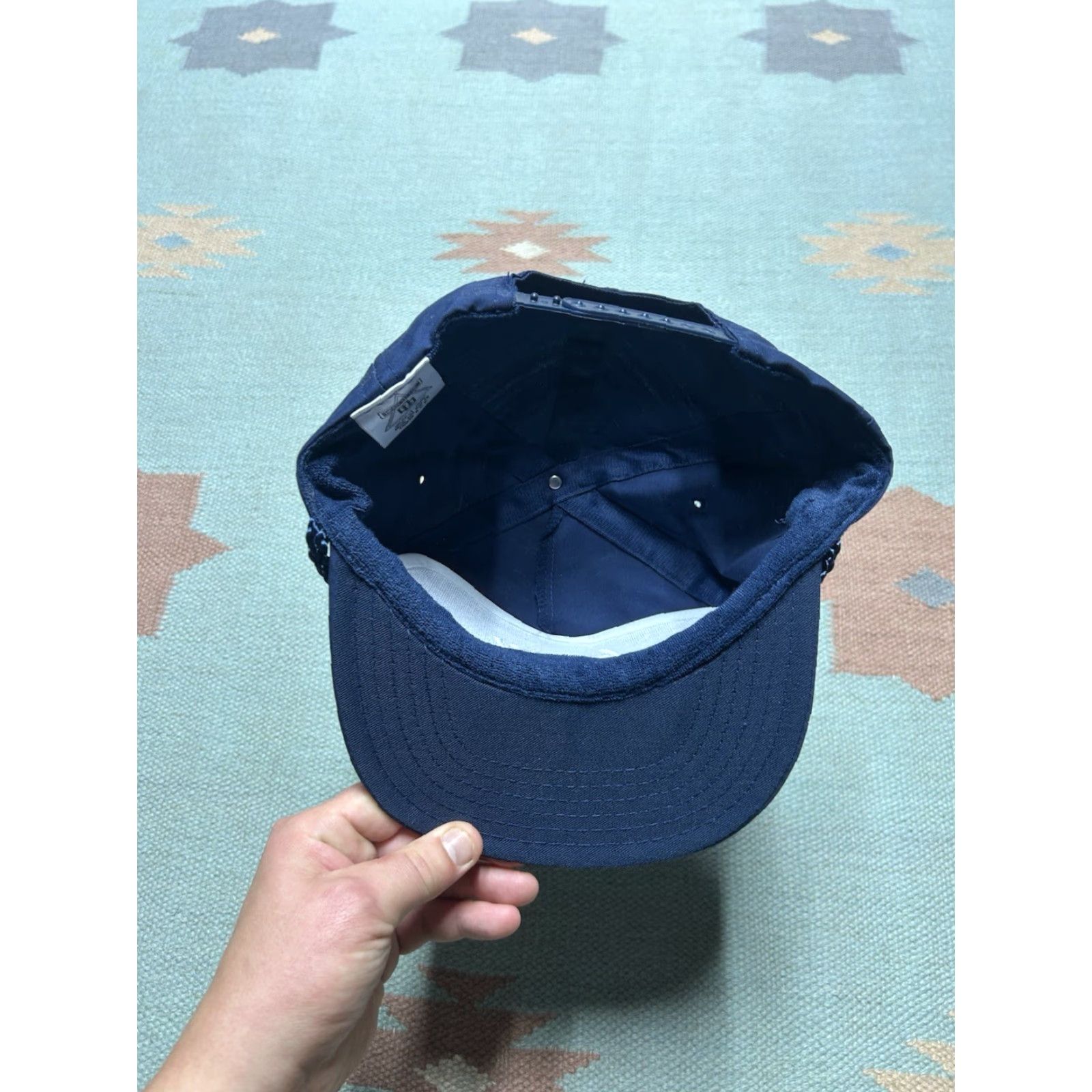 Vintage VINTAGE SnapBack Hat Cap Valley Truck Parts Inc Michigan Blue Embroidered Adjustable Blue Men Snapback Hats Mens Size ONE SIZE - 5 Thumbnail