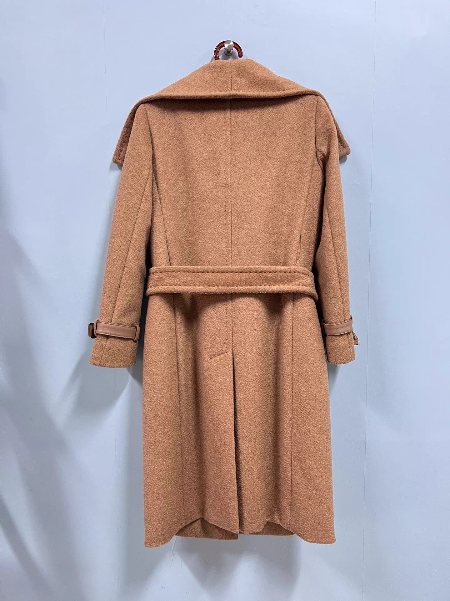 Max Mara Maxmara Main Line Beige Lapel Tie Robe 38 Size S / US 4 / IT 40 - 2 Thumbnail