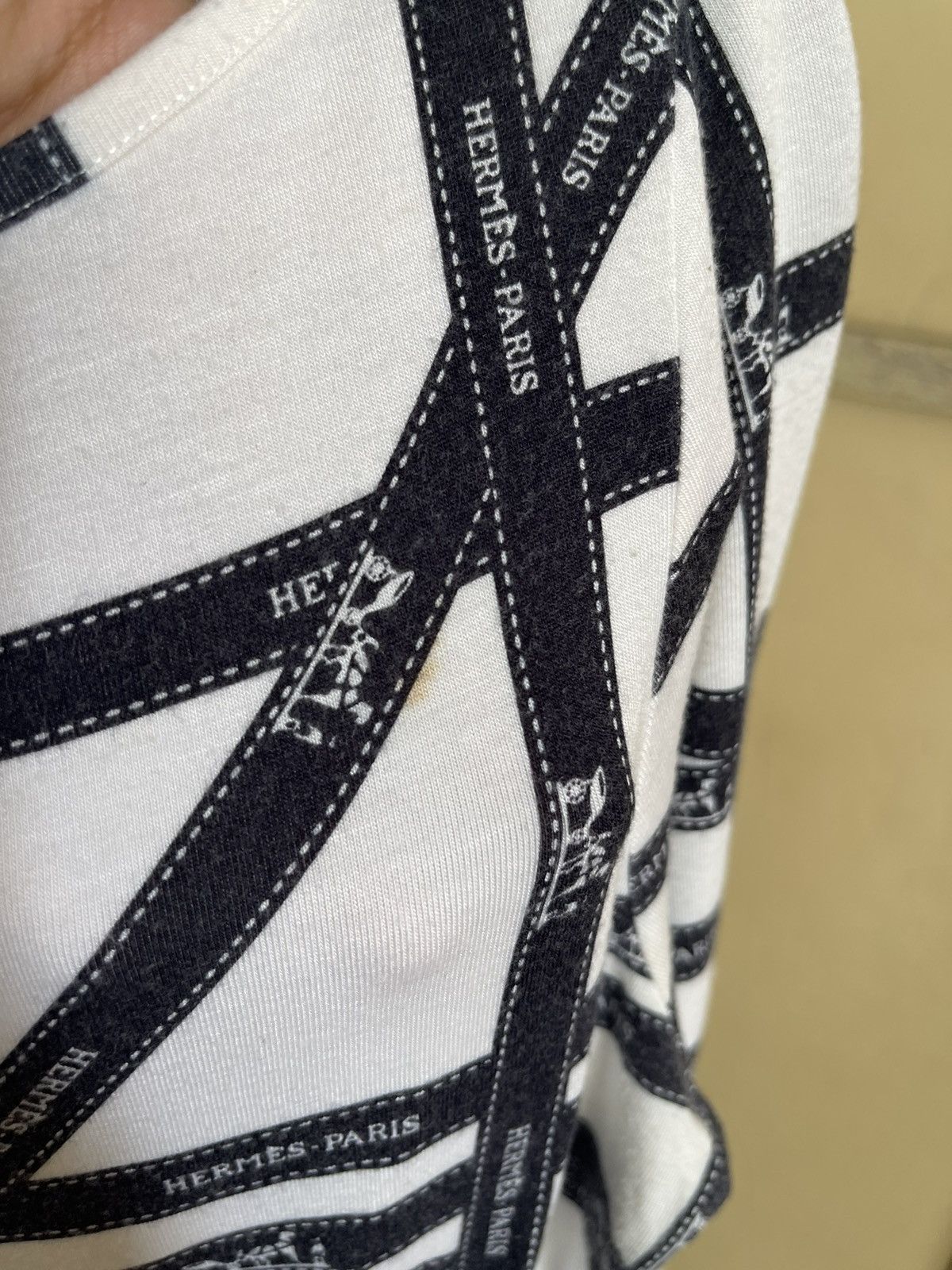 Hermes Hermes Paris Ribbon Longsleeve Margiela Size L / US 10 / IT 46 - 4 Thumbnail