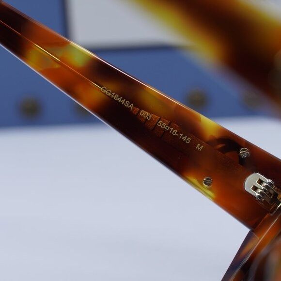 Gucci 🕶️ New Gucci GG1844SA 003 Sunglasses - Shiny Havana Frame Size ONE SIZE - 7 Thumbnail