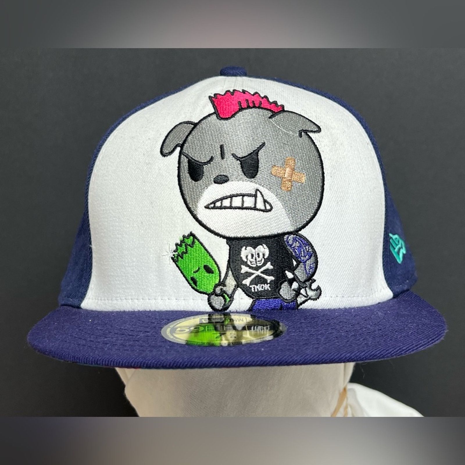 tokidoki Tokidoki Bruiser Punk New Era Hat 7 1/2 Rare TKDK Hot Neon Size ONE SIZE - 2 Thumbnail
