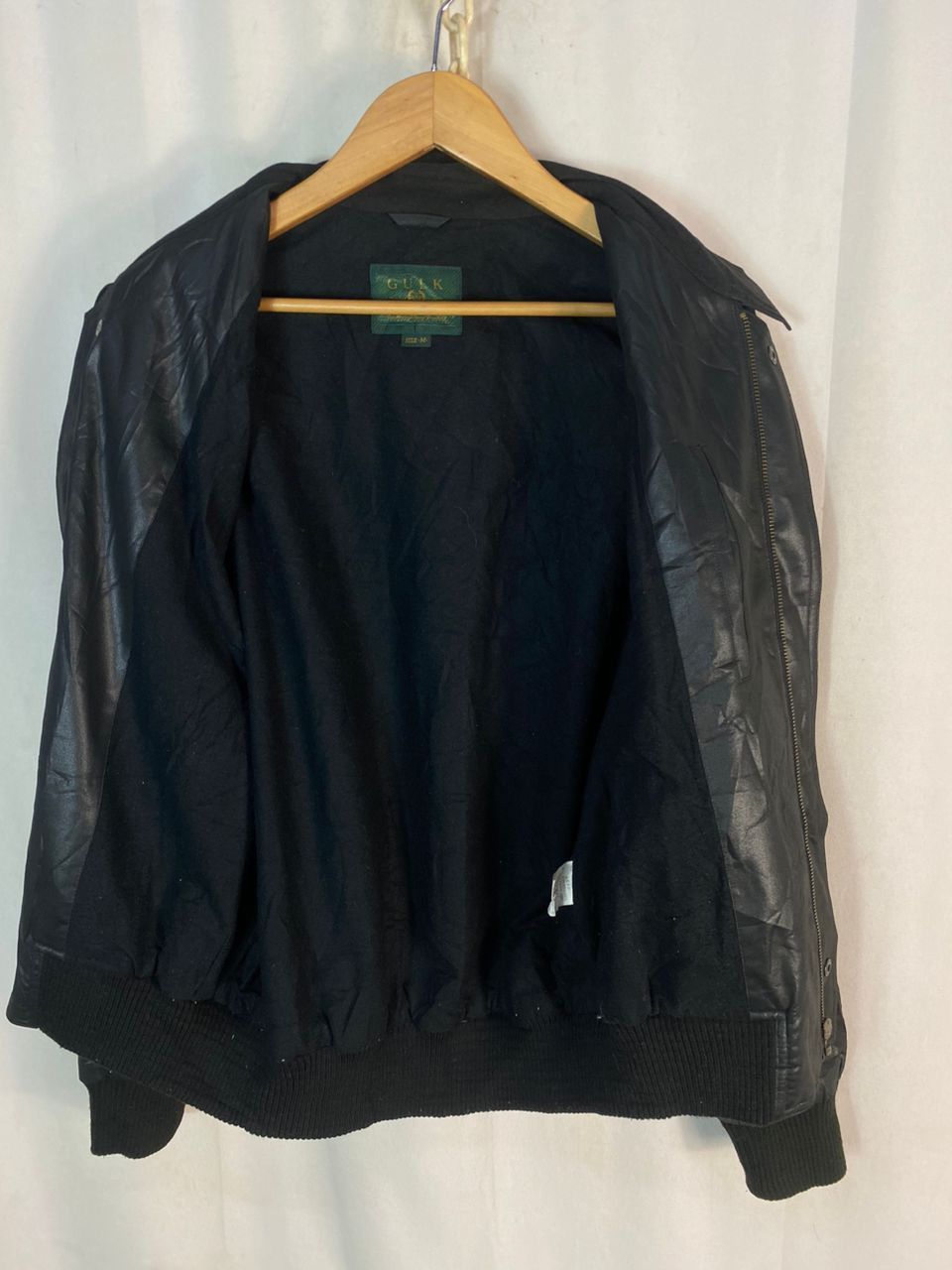 Japanese Brand × Vintage Vintage gulk black zipper jacket Size US M / EU 48-50 / 2 - 3 Thumbnail
