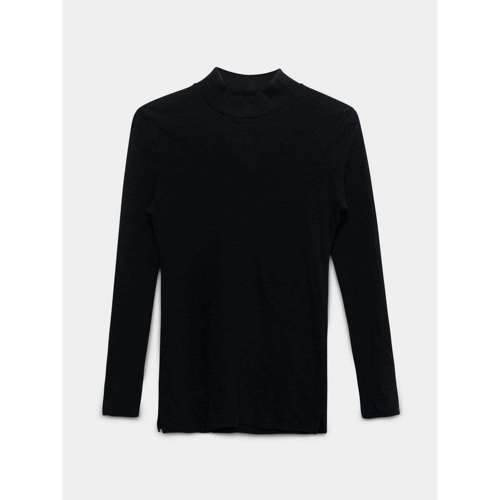 Yohji Yamamoto Mock Neck Longsleeve Shirt Size US S / EU 44-46 / 1 - 1 Thumbnail