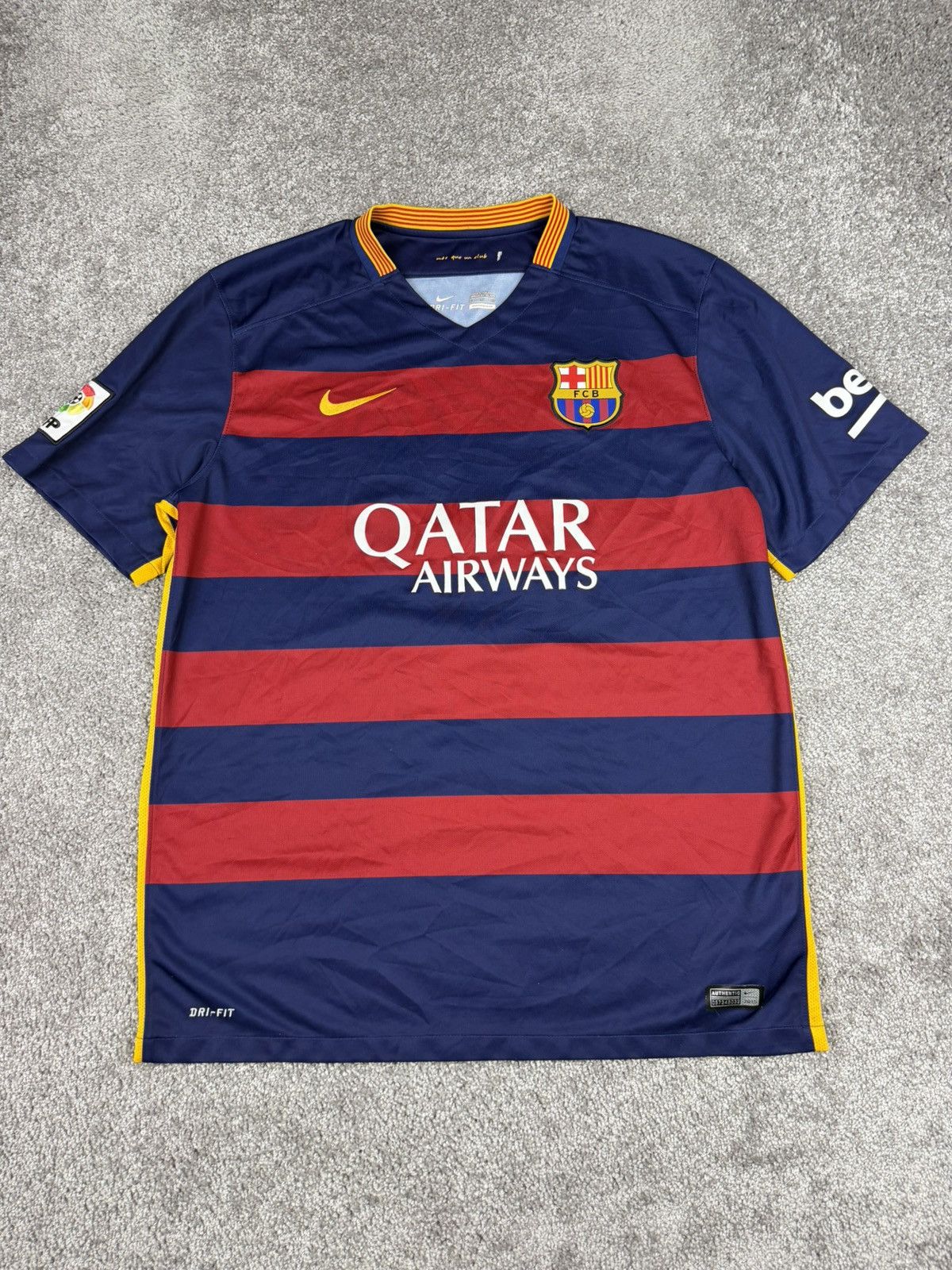 Nike Fc Barcelona Messi 2015 football jersey Size US XL / EU 56 / 4 - 2 Thumbnail