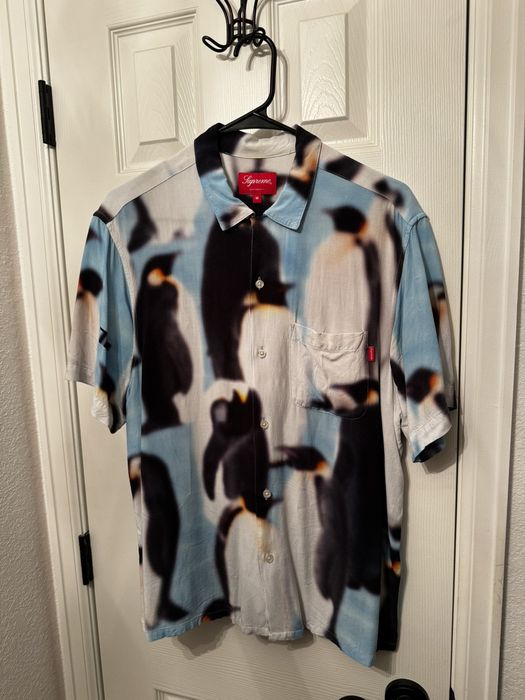 mサイズ　supreme penguin rayon shirt
