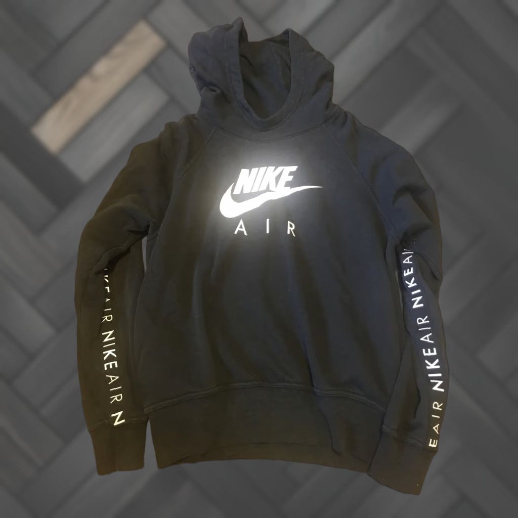 Nike Nike Air Hoodie Sportswear Pullover Sweatshirt Womens Medium Black CZ4014 Size M / US 6-8 / IT 42-44 - 1 Thumbnail