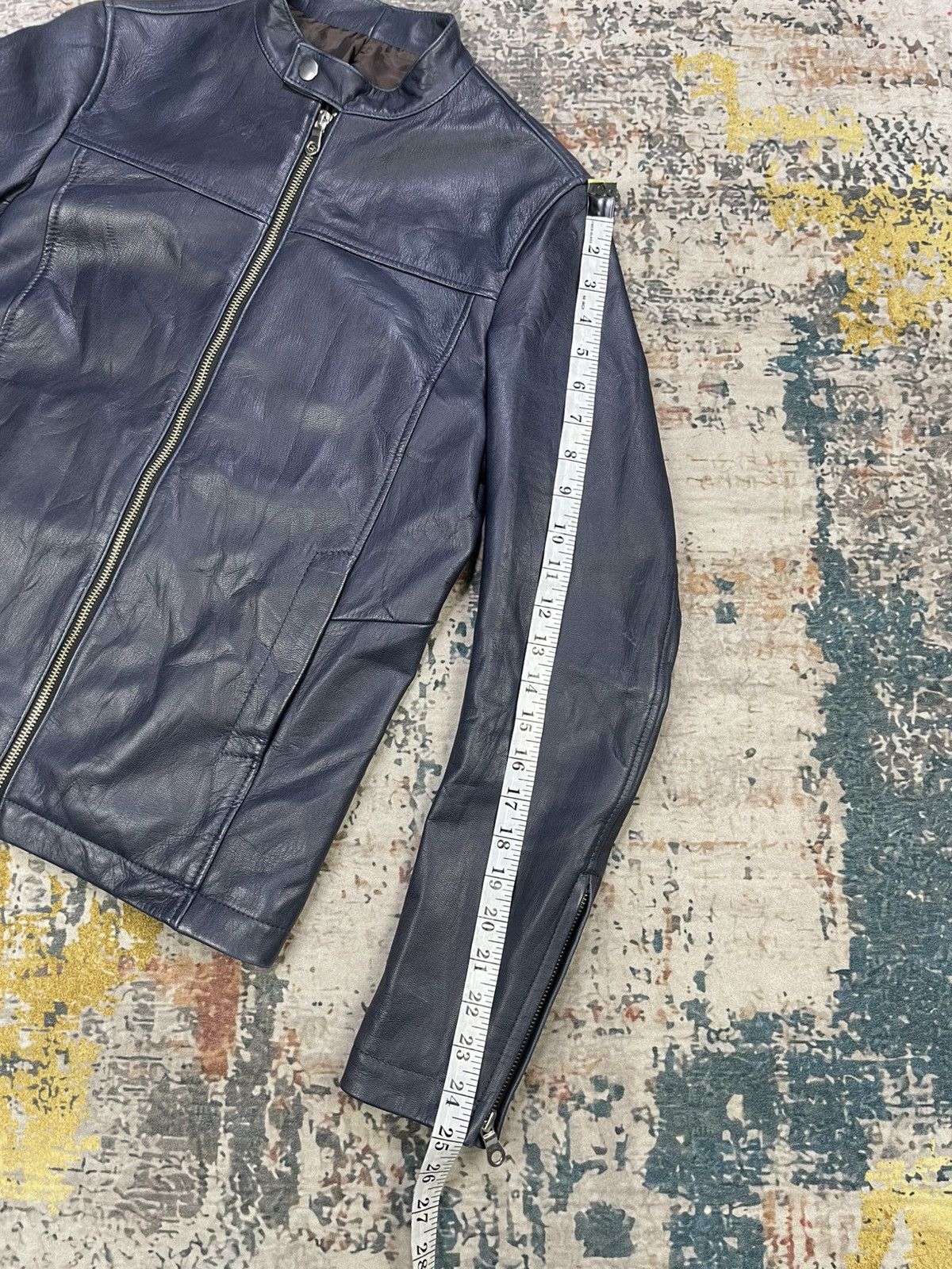ABAHOUSE Abahouse Cafe Racer Goat Skin Leather Jacket Size US XS / EU 42 / 0 - 10 Thumbnail