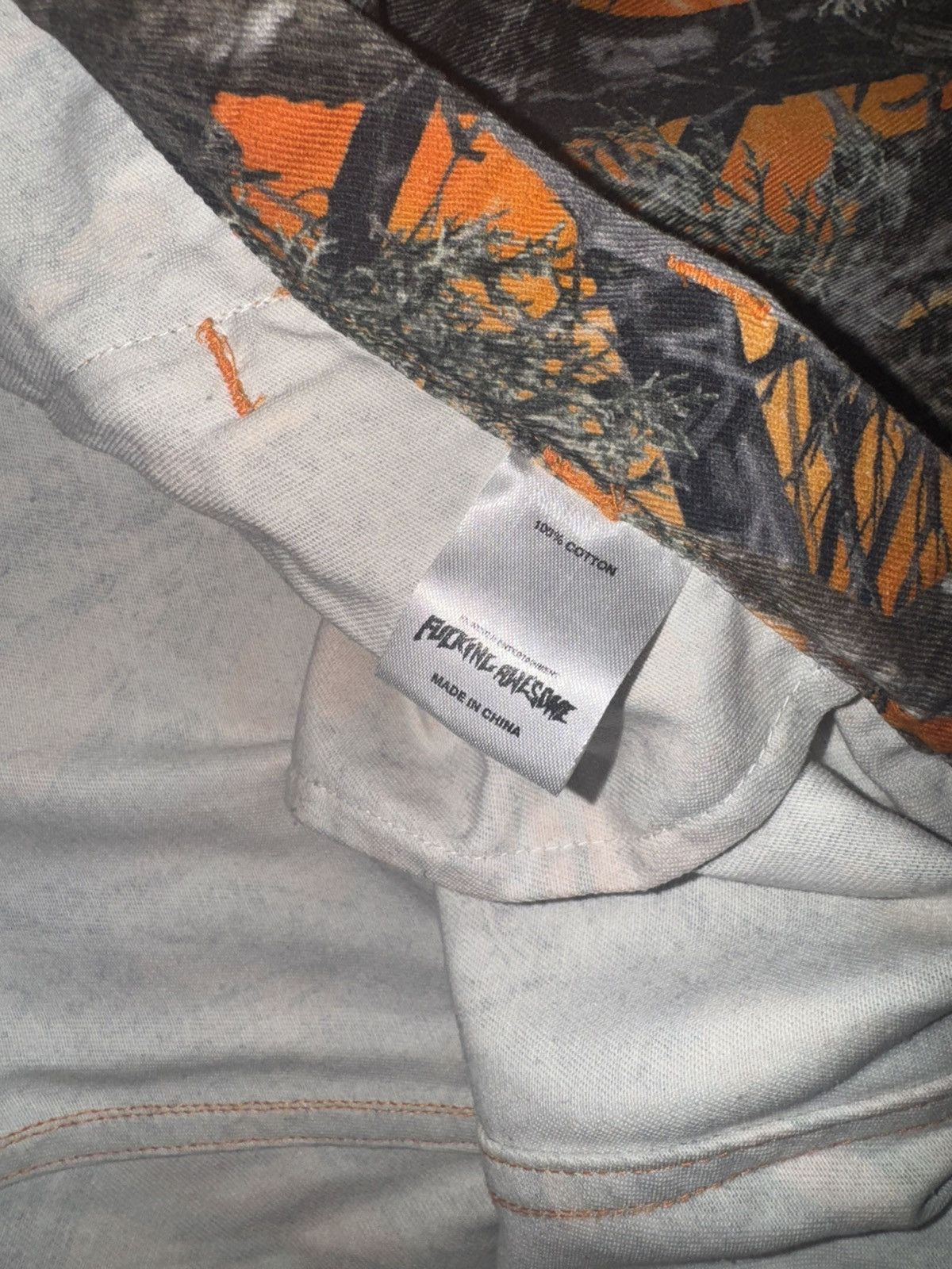 Fucking Awesome Camo Leisure Pant - 34 / Orange Camo Size US 34 / EU 50 - 4 Thumbnail