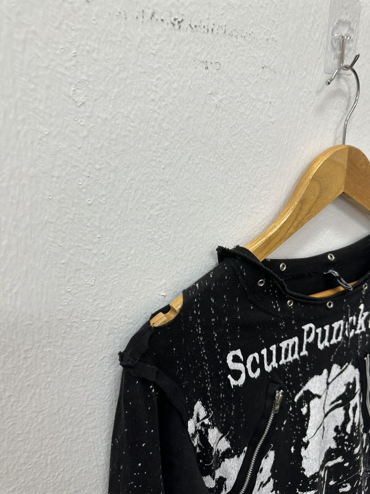 Seditionaries Seditionaries Muslin Scumpuncture Zipper Punk Tee Size US S / EU 44-46 / 1 - 9 Thumbnail