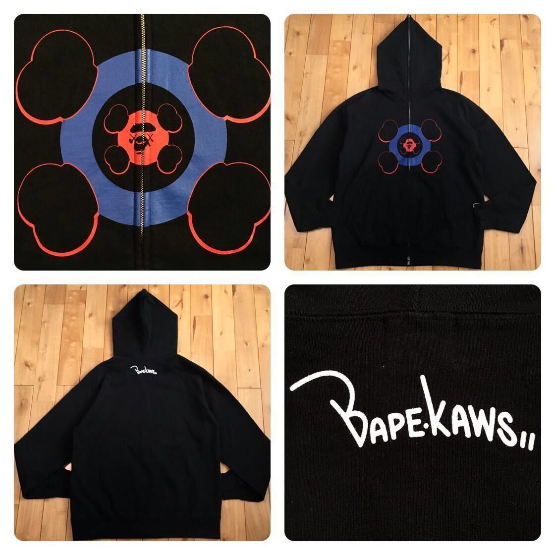 Bape × Kaws × Nigo BAPE × KAWS Target Logo full zip hoodie a bathing ape NIGO Size US L / EU 52-54 / 3 - 1 Thumbnail