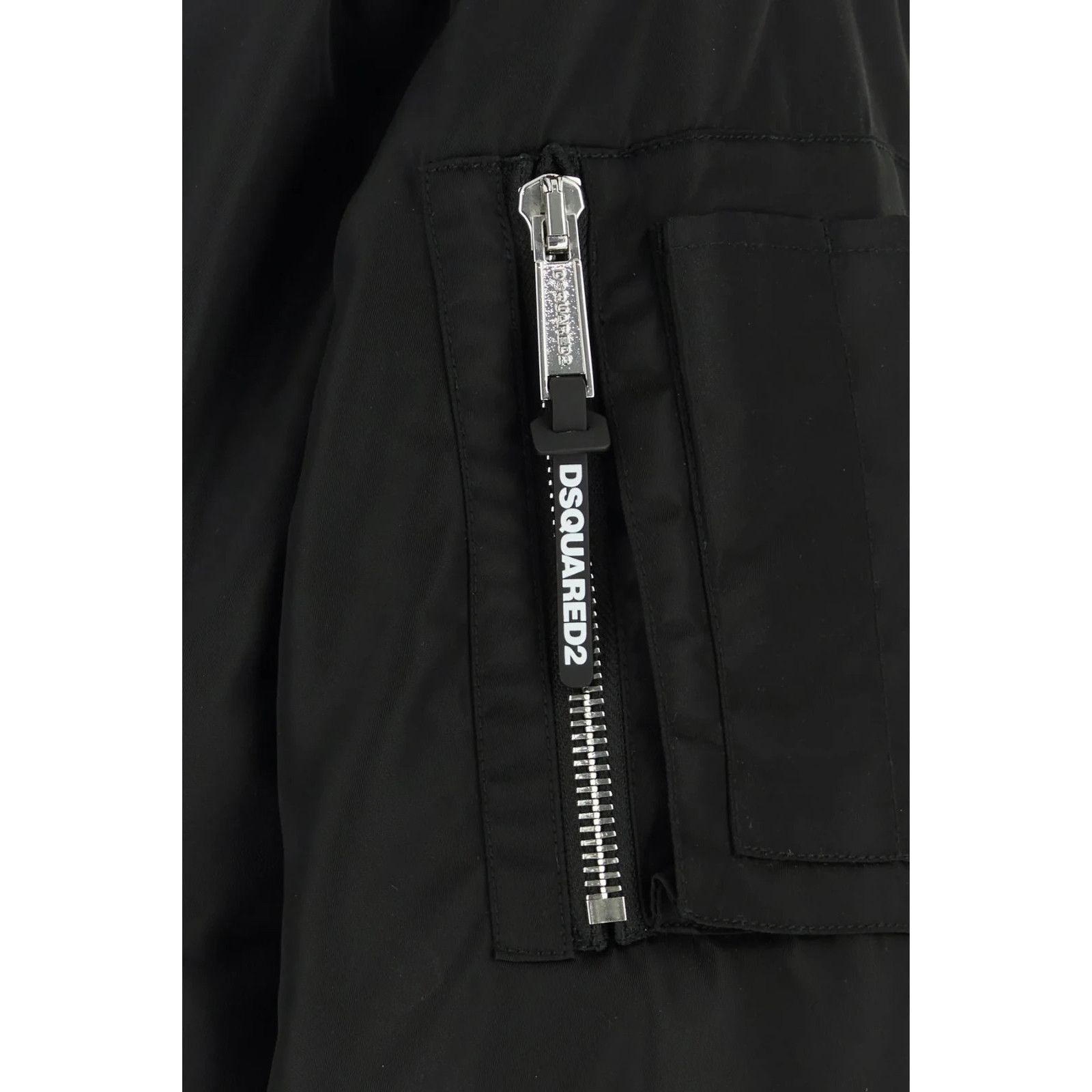 Dsquared2 DSQUARED2 Black Nylon Bomber Jacket New & Authentic (Men's s Size US M / EU 48-50 / 2 - 3 Thumbnail