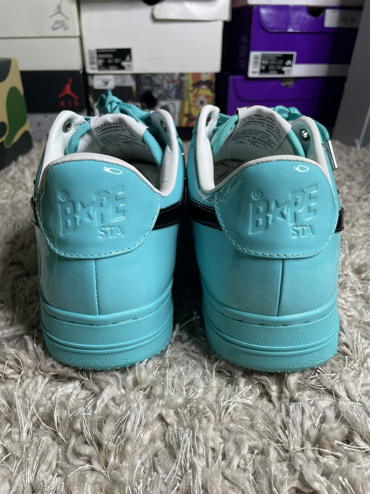 Bape Bapesta #1 M2 Blue/Turquoise Size US 9 / EU 42 - 7 Thumbnail