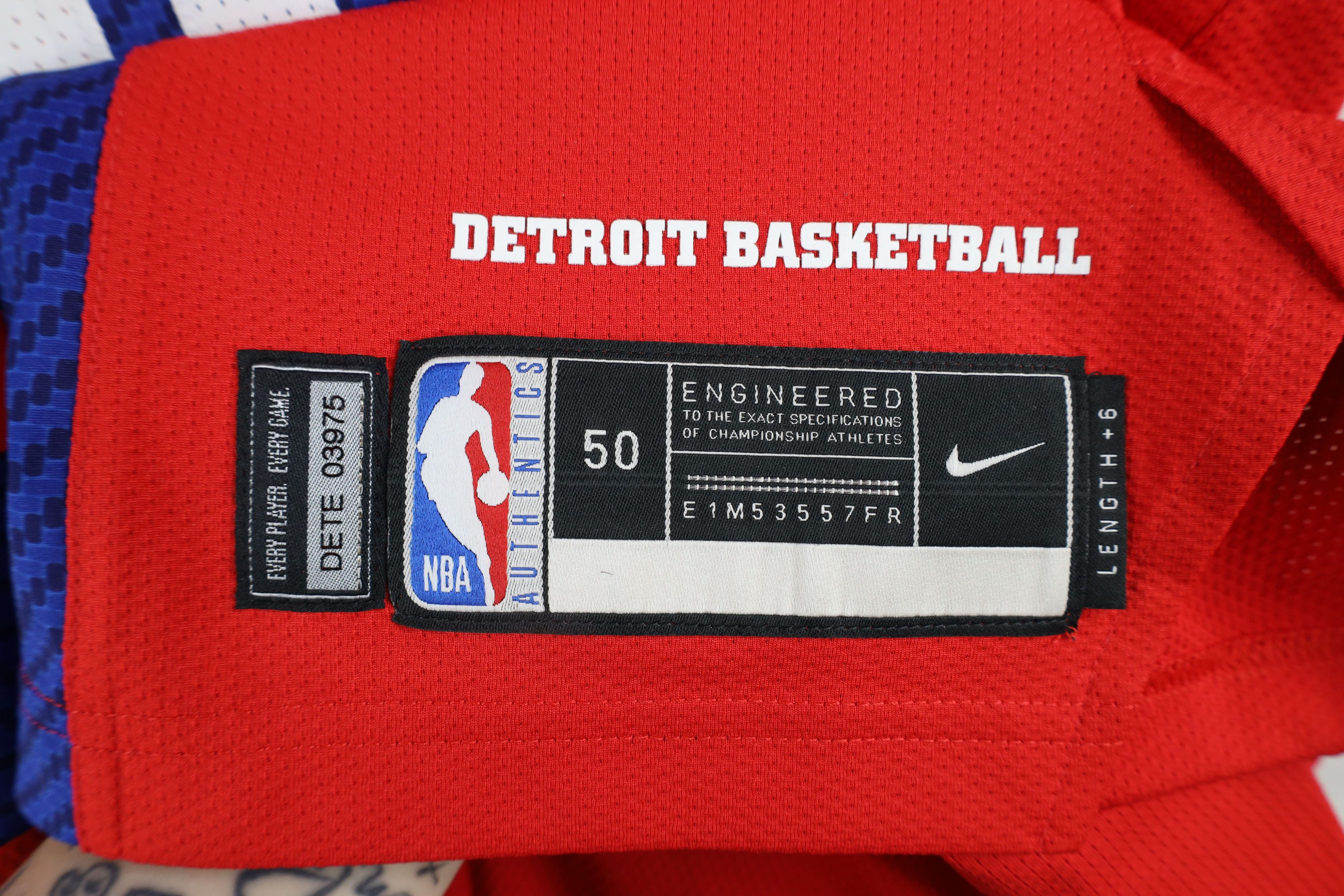 Nike × Vintage Nike Vaporknit NBA John Henson Pistons Basketball Jersey Size US XL / EU 56 / 4 - 9 Thumbnail