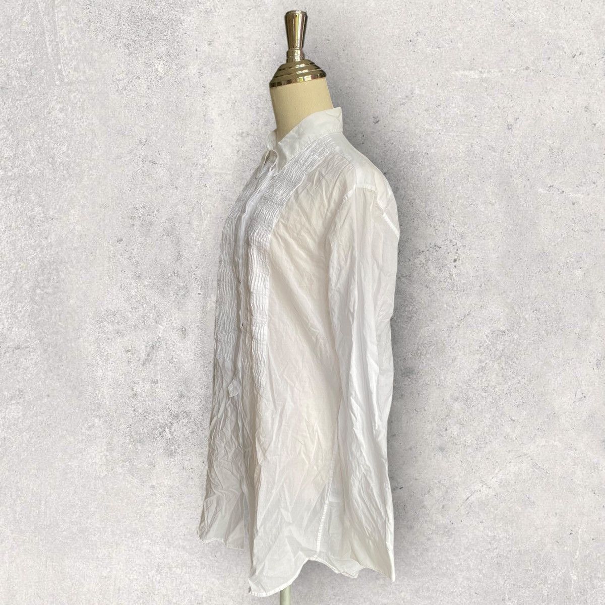 Ann Demeulemeester Ann Demeulemeester Wavy Frill Oversize Long Shirt Size XS / US 0-2 / IT 36-38 - 14 Thumbnail
