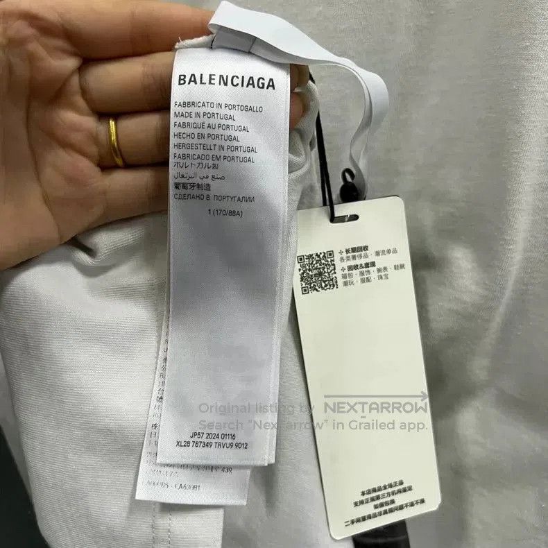 Balenciaga Balenciaga Heart Letter Print T-shirt. Size US S / EU 44-46 / 1 - 4 Thumbnail