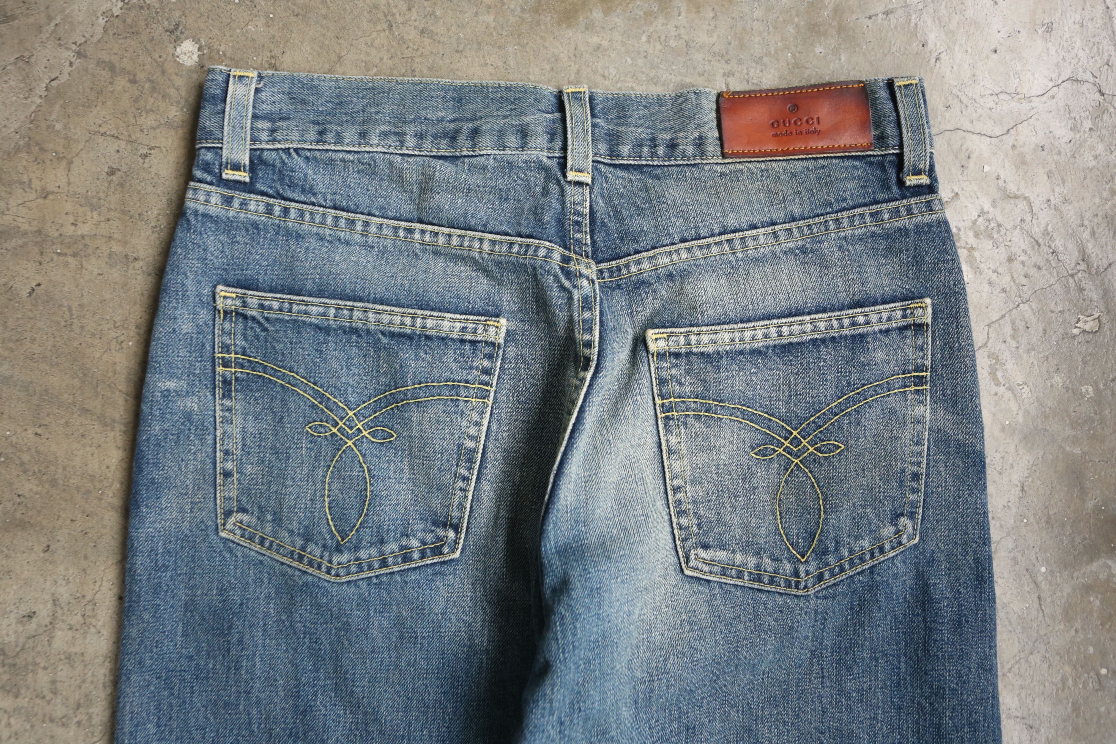 Gucci Gucci - Tom Ford - S/S 04 - Selvedge Denim Jean Size US 30 / EU 46 - 4 Thumbnail