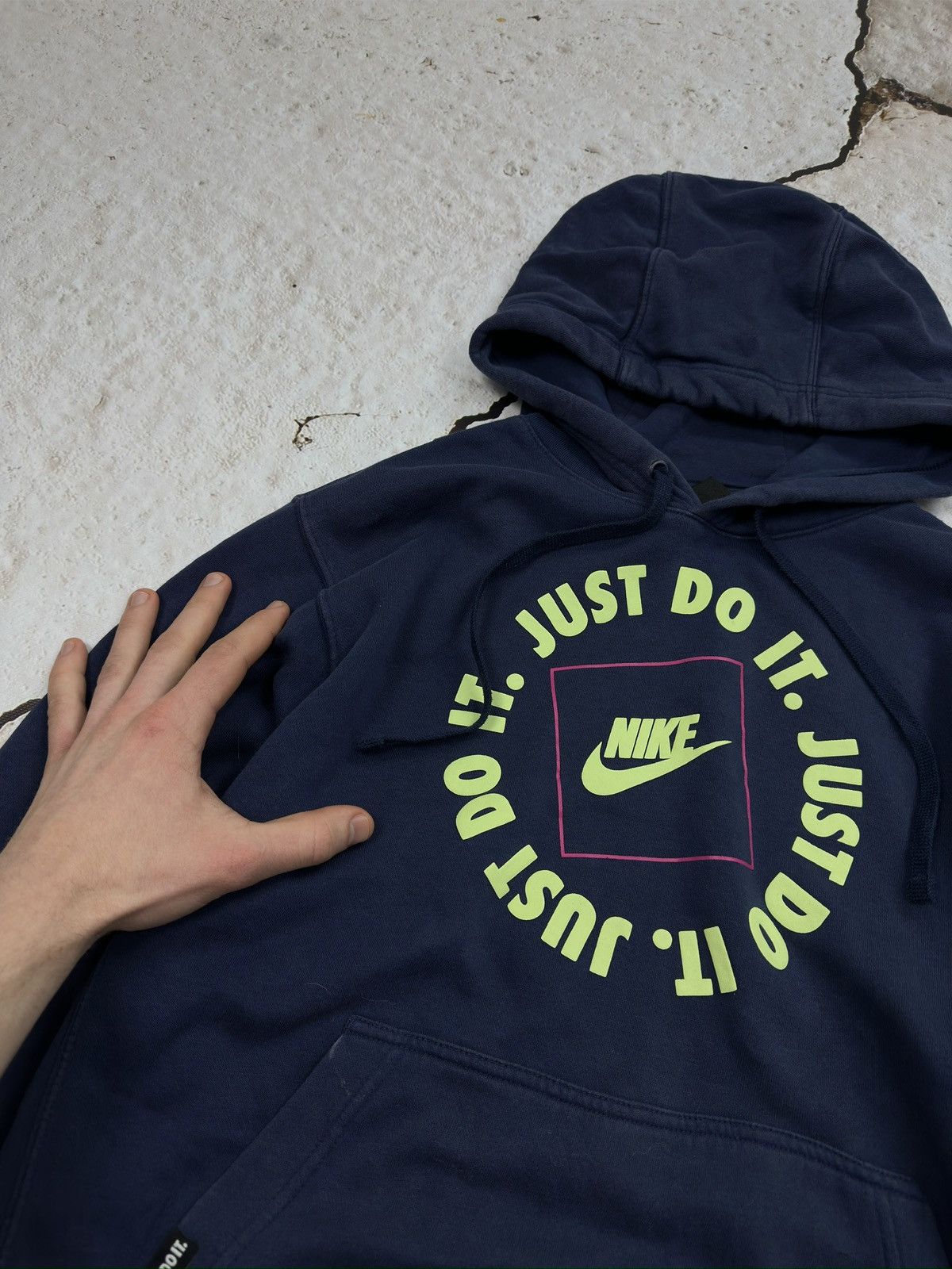 Other Vintage Nike Y2K avantgarde streetwear hoodie Size US S / EU 44-46 / 1 - 3 Thumbnail