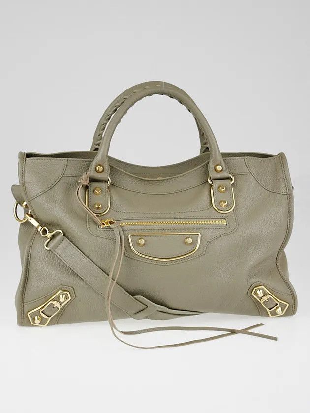 o1mt1gz0124 Met. Mini AJ Mink Shoulder Bag in Grey