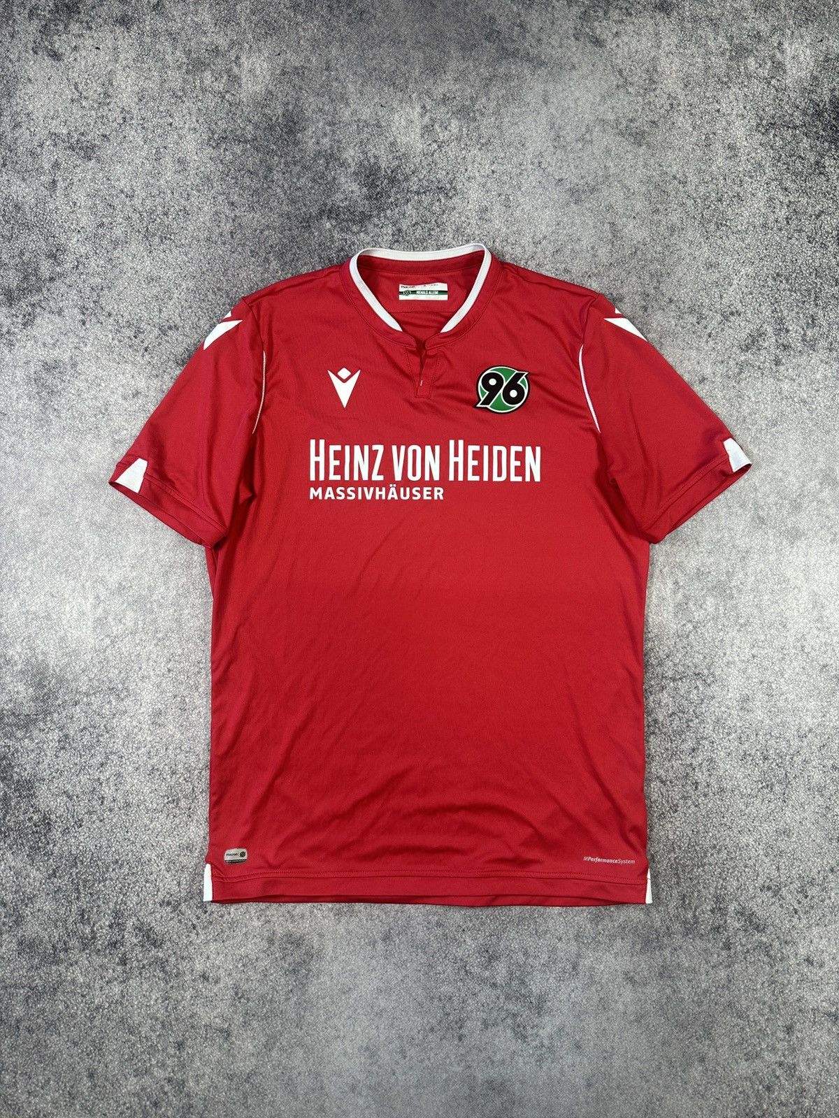 Macron Macron Hannover 96 Soccer Jersey Streetwear Rare VTg XL USA Size US XL / EU 56 / 4 - 1 Thumbnail