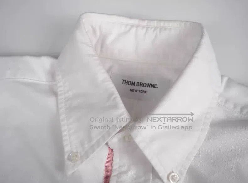 Thom Browne Thom Browne Inside Three-Color Striped Oxford Cotton Shirt Size US M / EU 48-50 / 2 - 3 Thumbnail