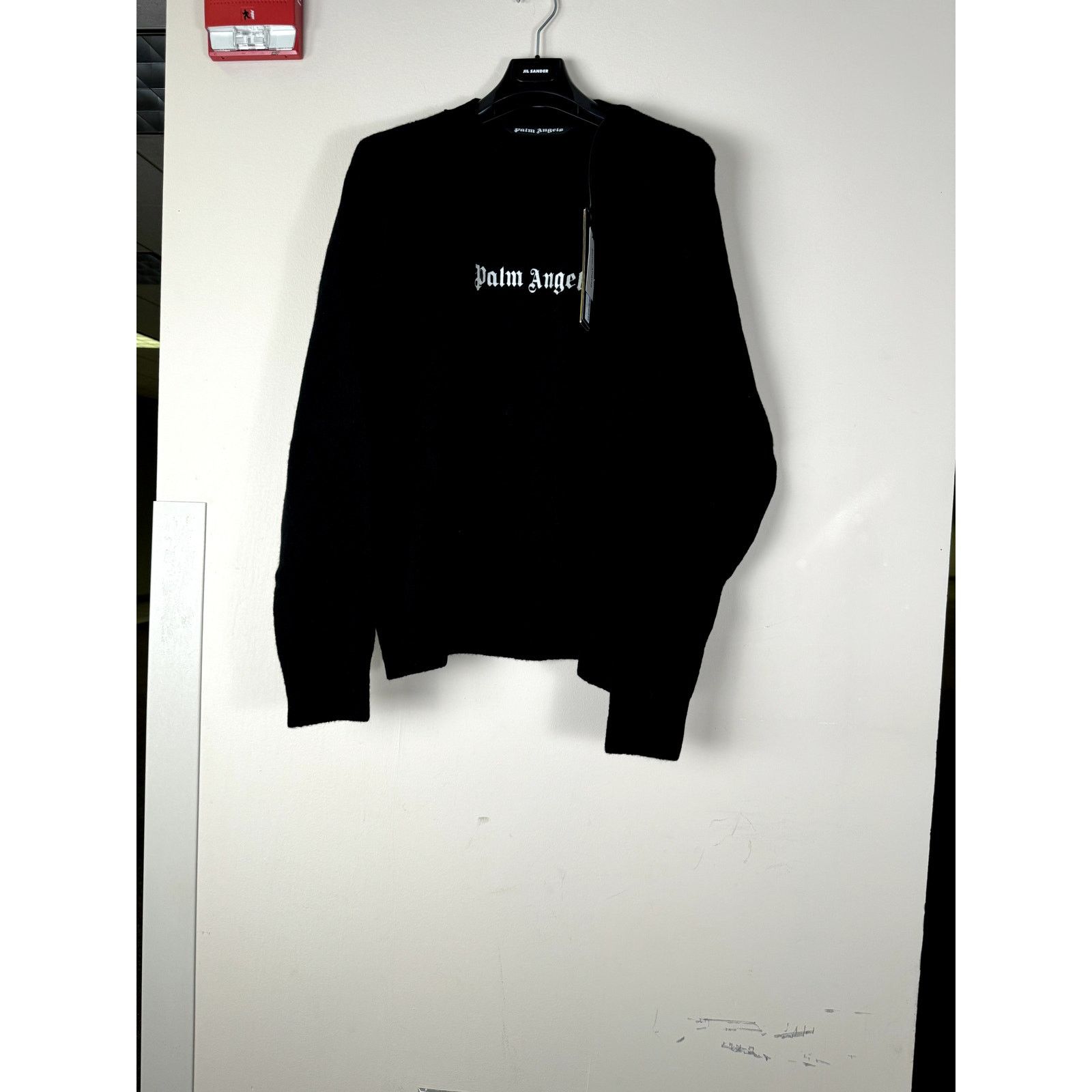 Palm Angels o1rshd1 Classic Logo Sweater in Black/White Size US XL / EU 56 / 4 - 8 Thumbnail