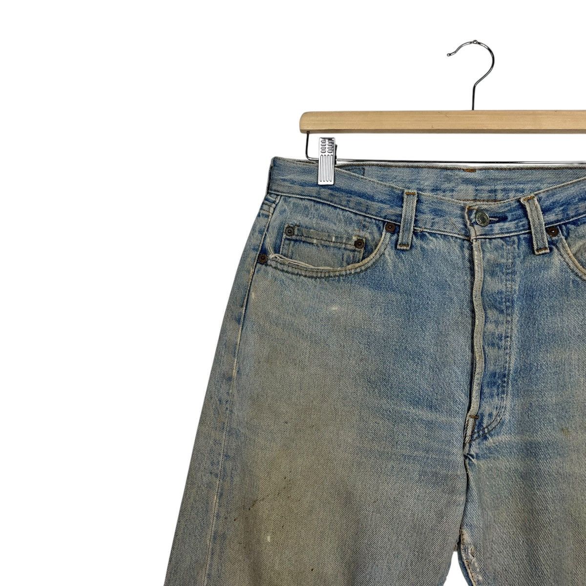 Levi's Vintage 90s Levis Distressed Denim Jeans Size US 32 / EU 48 - 6 Thumbnail