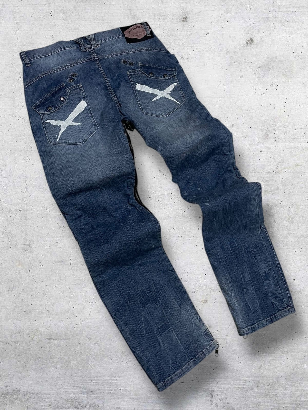 PPFM VINTAGE PPFM DESIGNER JAPAN ARCHIVE ANARCHY REVERSIBLE DENIM Size US 32 / EU 48 - 10 Thumbnail