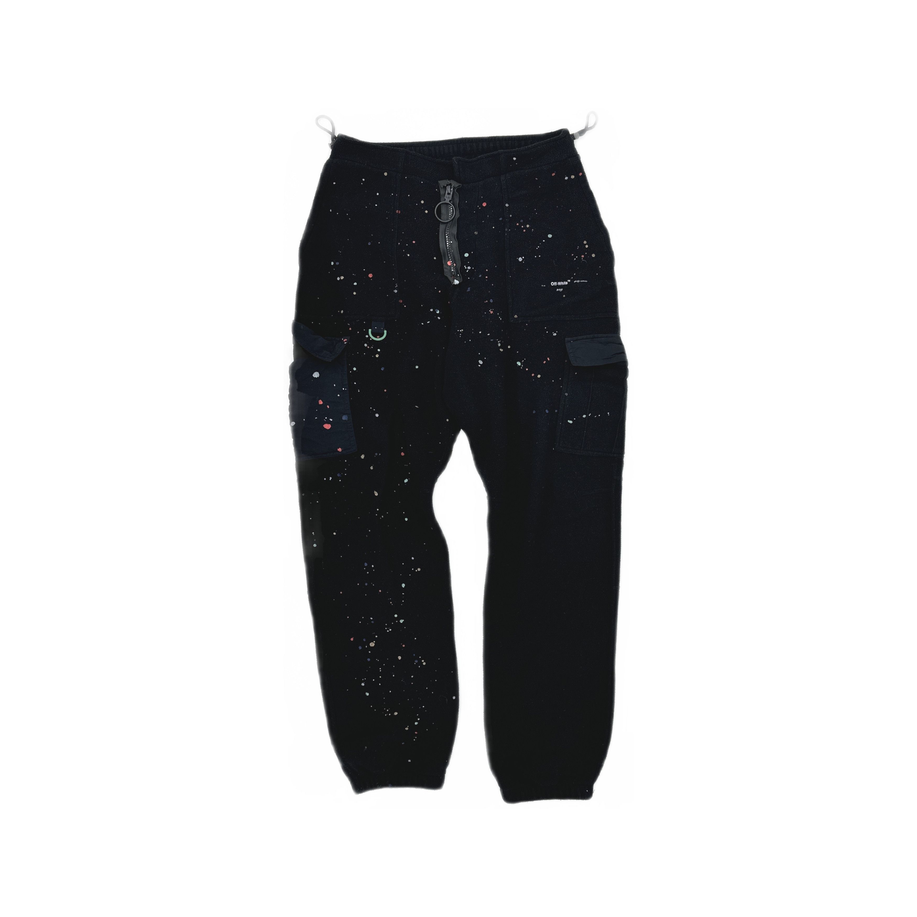 Off-White OFF-WHITE Paint Splatter Sweatpants Size M Size US 32 / EU 48 - 1 Thumbnail