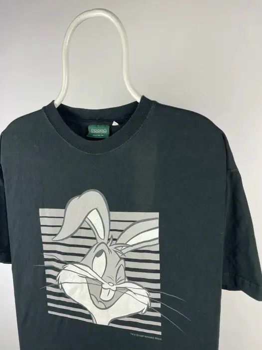 Warner Bros Warner bros T-shirt vintage 90s bucks bunny box logo black Size US XL / EU 56 / 4 - 4 Thumbnail