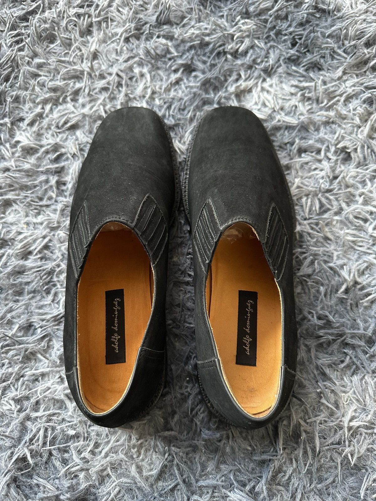 Adolfo Dominguez 90's Adolfo Dominguez slip on loafer moleskin leather Size US 8.5 / EU 41-42 - 16 Thumbnail