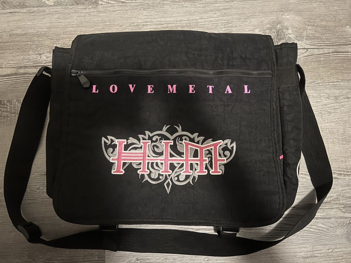 Other (OFFER) H.I.M Black & Pink Heartagram Messenger Bag Size ONE SIZE - 1 Thumbnail