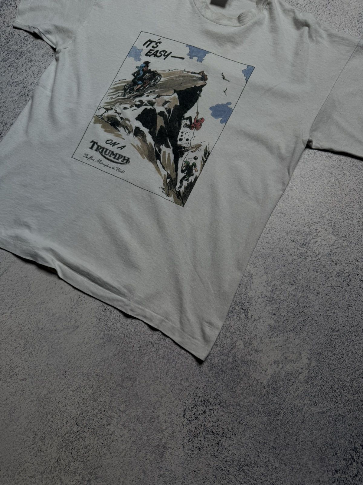 Other Vintage Triumph Deadstock It’s Easy On A Triumph Graphic Size US XL / EU 56 / 4 - 3 Thumbnail