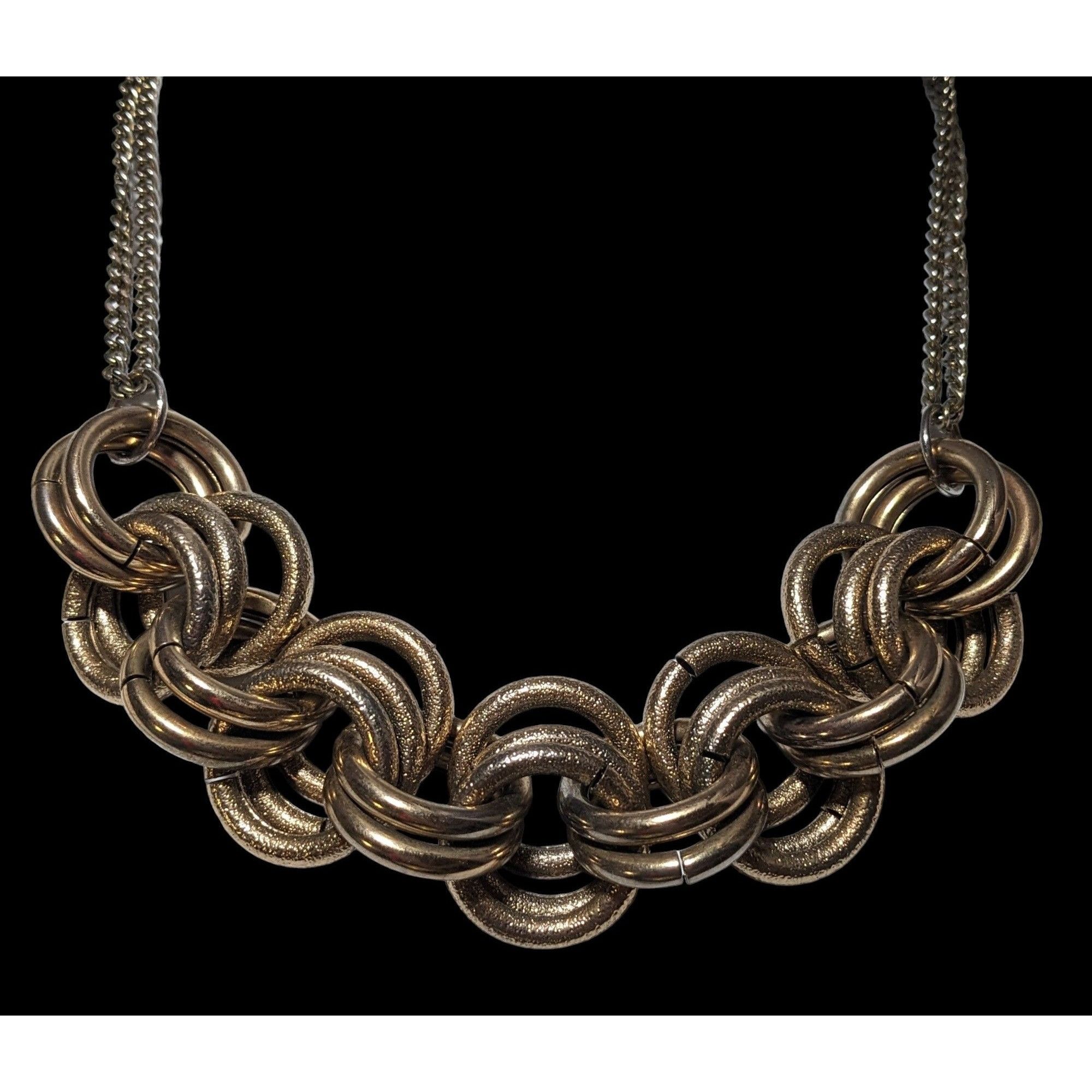 Other Icing Y2K Glam Chunky Gold Ring Necklace Size ONE SIZE - 2 Thumbnail