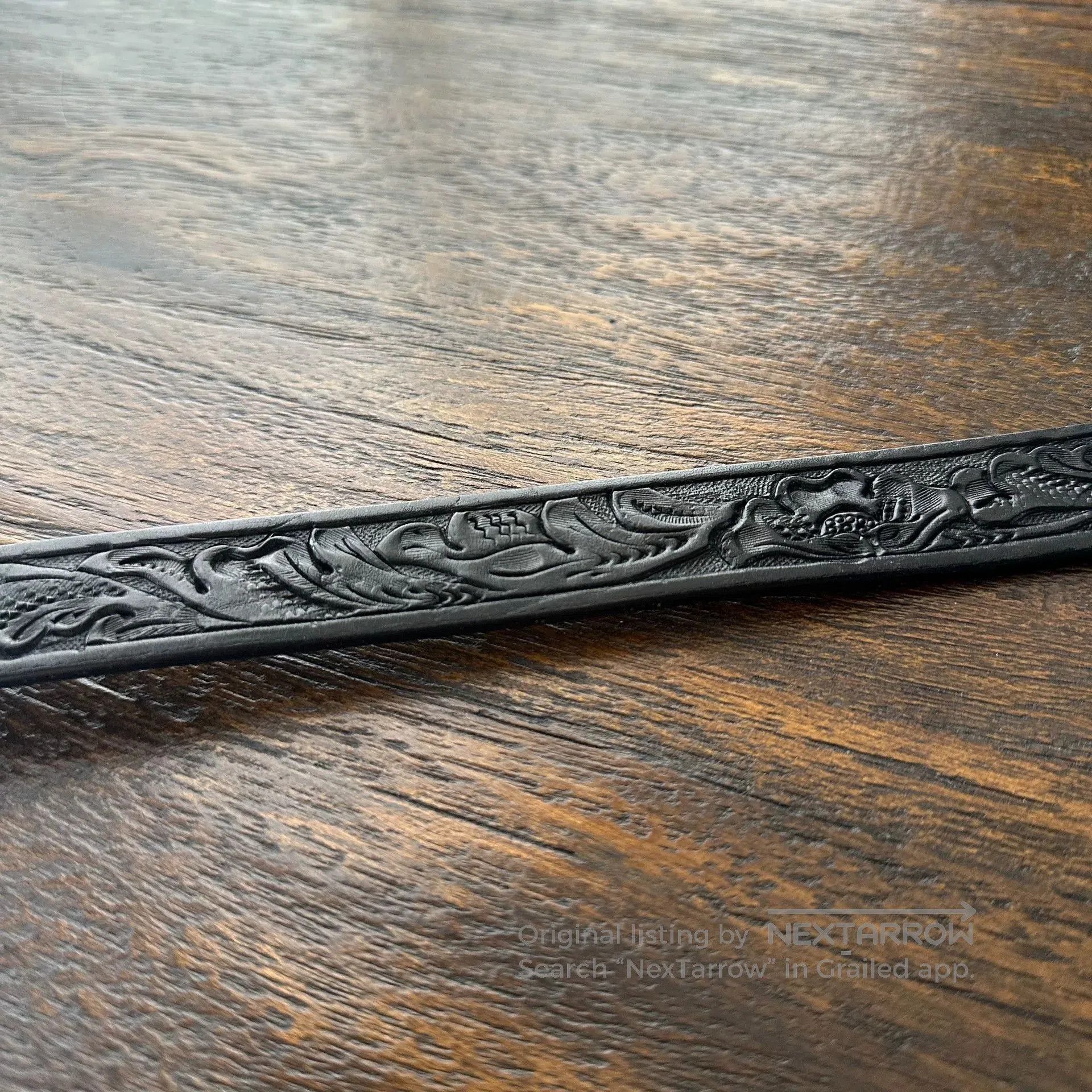 Other Vintage Ralph Lauren RRL Engraved Belt. Size ONE SIZE - 9 Thumbnail