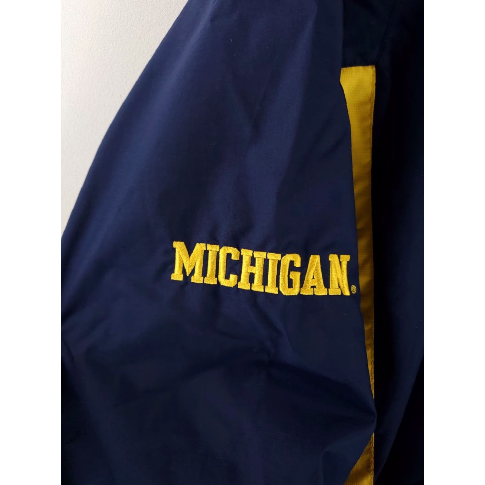 Nike Nike University Michigan Windbreaker Jacket Blue Mens XXL Pullover Warmup Size US XXL / EU 58 / 5 - 7 Thumbnail