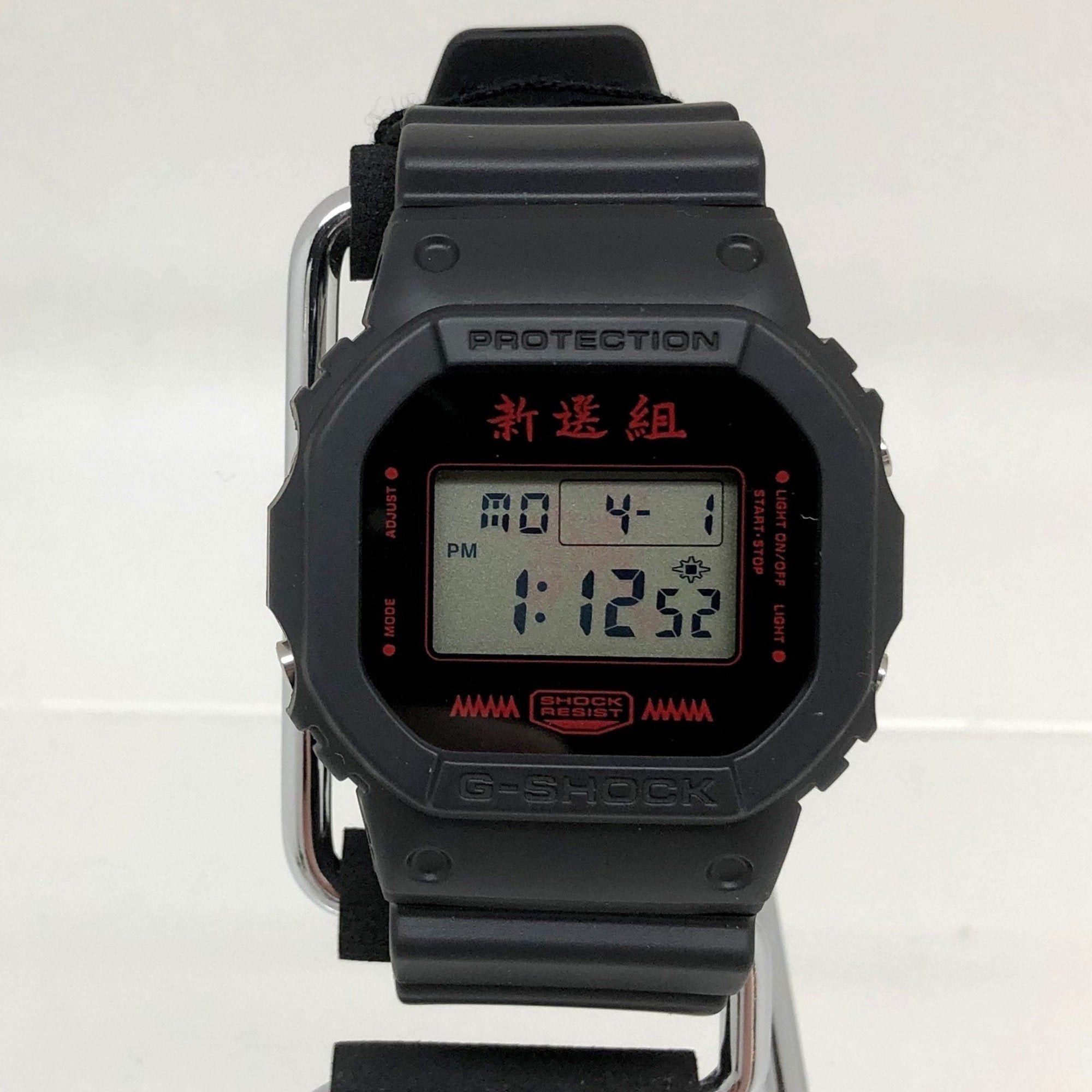 image of Casiog-Shock Watch Dw-5600Vtssk-1Tjr Shinsengumi Collaboration Digital Black Men's Mikunigaoka Stor